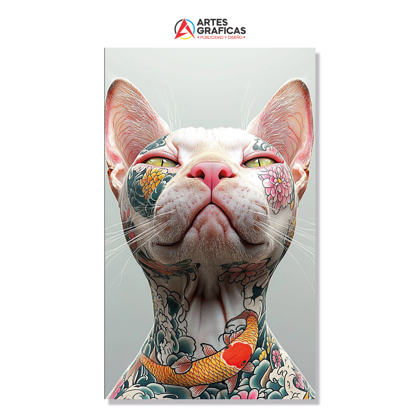 Gato tatto