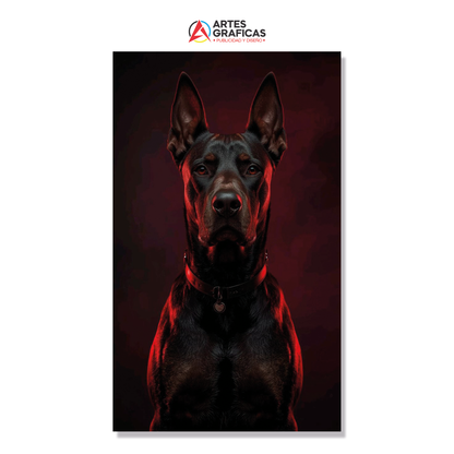 Doberman rojo
