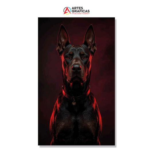 Doberman rojo