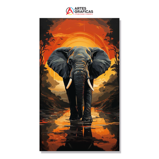 Elefante oleo