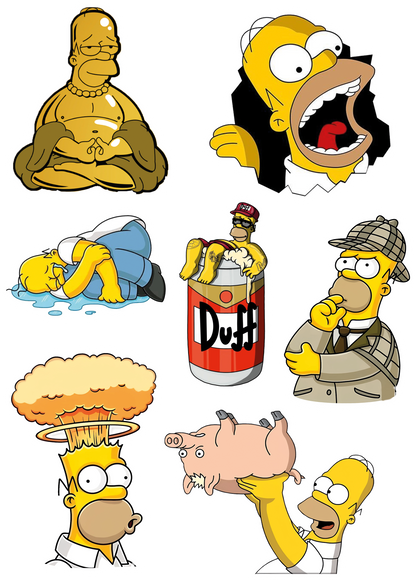 Pack de Stickers Homero
