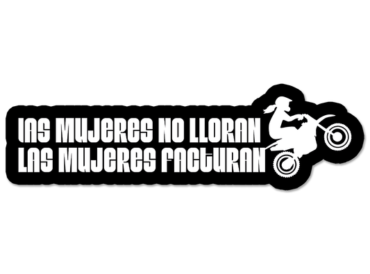 Las mujeres no lloran stiker