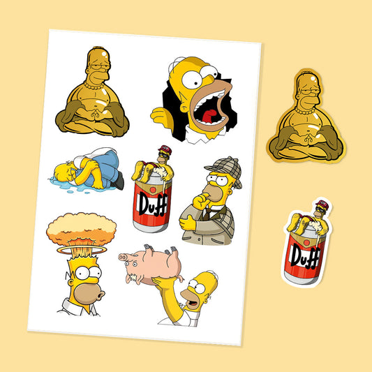 Pack de Stickers Homero