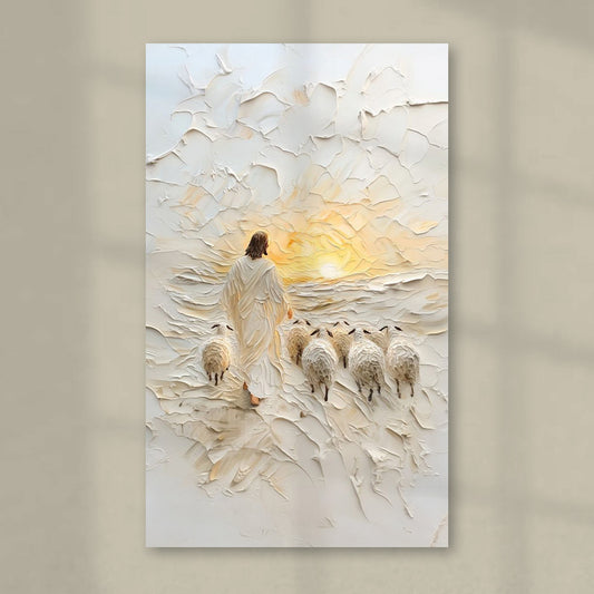 Jesús Efecto al oleo