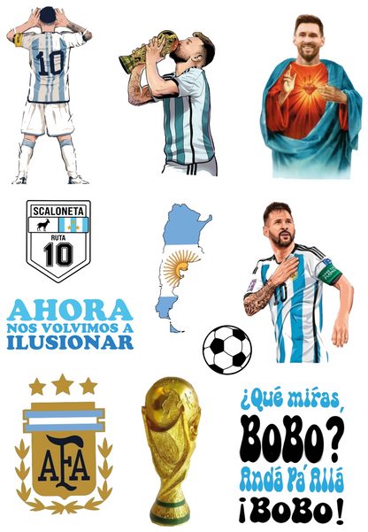Pack de Stickers “Modo Messi”